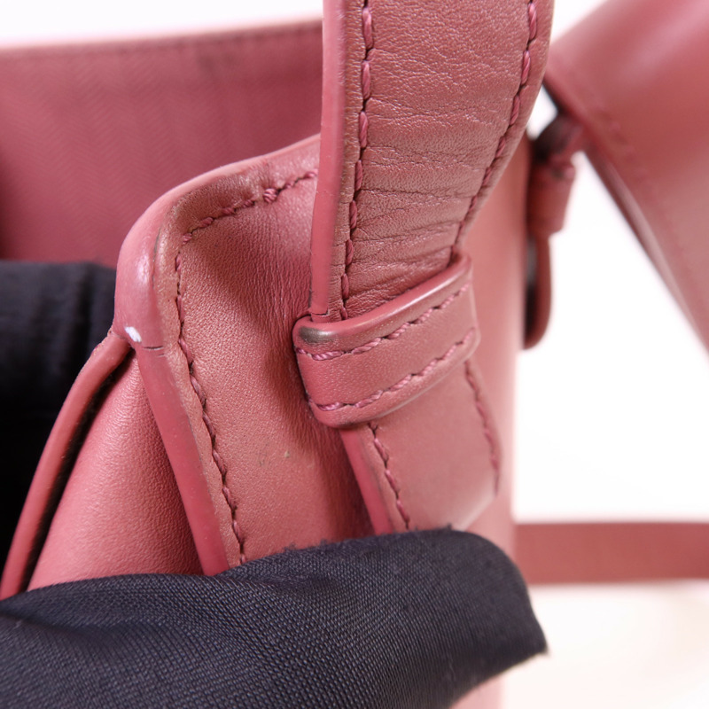 LOEWE 牛皮皮革Hammock Small金扣手挽肩背兩用袋-22