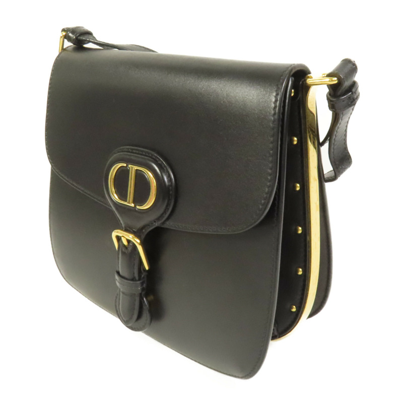 Dior 牛皮皮革Bobby Frame金扣肩背袋-2