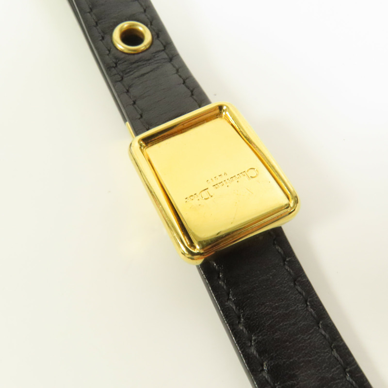 Dior 牛皮皮革Bobby Frame金扣肩背袋-8