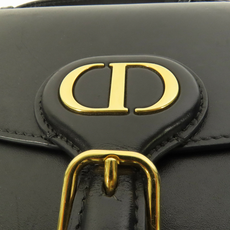 Dior 牛皮皮革Bobby Frame金扣肩背袋-9