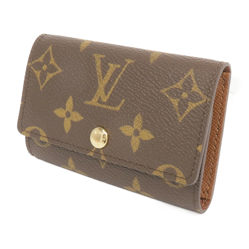 LOUIS VUITTON Monogram 6 Key Holder金扣鎖匙包-1