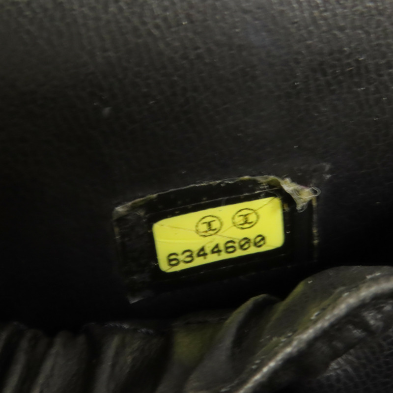 CHANEL 牛皮皮革Vintage Vanity金扣手挽袋-8