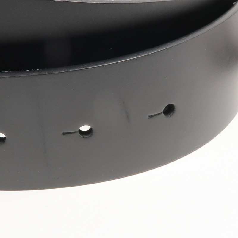 CHANEL 牛皮皮革Belt 95cm銀扣皮帶-11