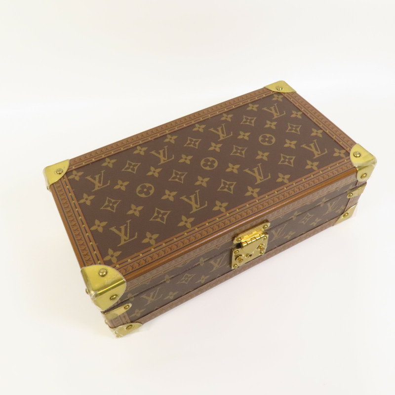 LOUIS VUITTON Monogram Coffret 8 Montres金扣箱子-5