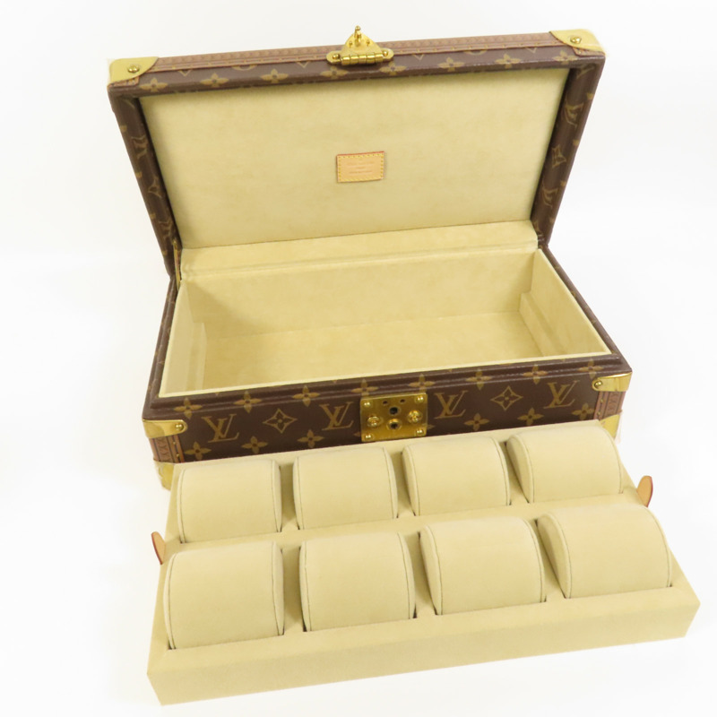 LOUIS VUITTON Monogram Coffret 8 Montres金扣箱子-7