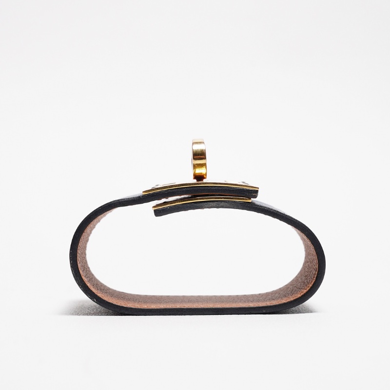 HERMES 愛馬仕 kelly dog 手環 小號(藍色) X刻-1