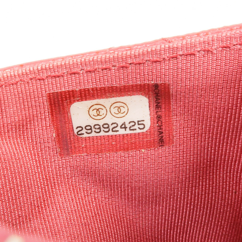 CHANEL 牛皮皮革Card Case金扣卡片套-18