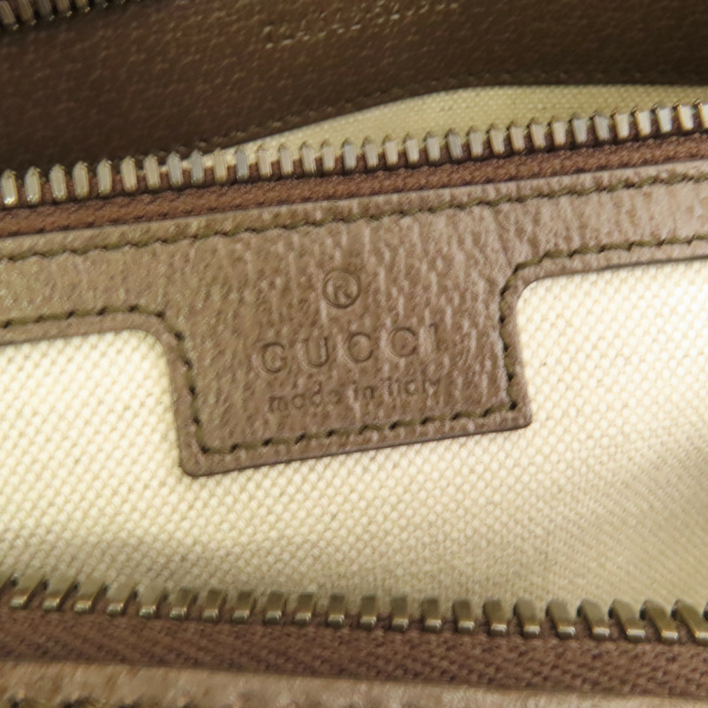 GUCCI 塗層帆布Savoy Medium Duffel金扣手挽肩背兩用袋-11