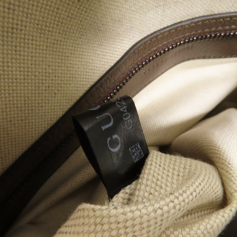GUCCI 塗層帆布Savoy Medium Duffel金扣手挽肩背兩用袋-12