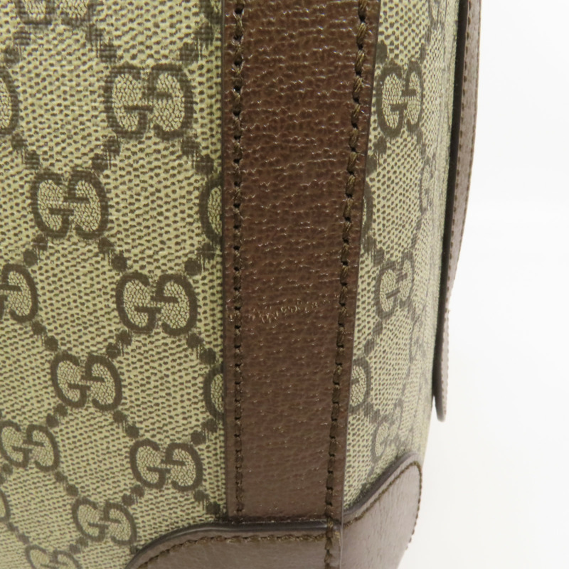 GUCCI 塗層帆布Savoy Medium Duffel金扣手挽肩背兩用袋-18