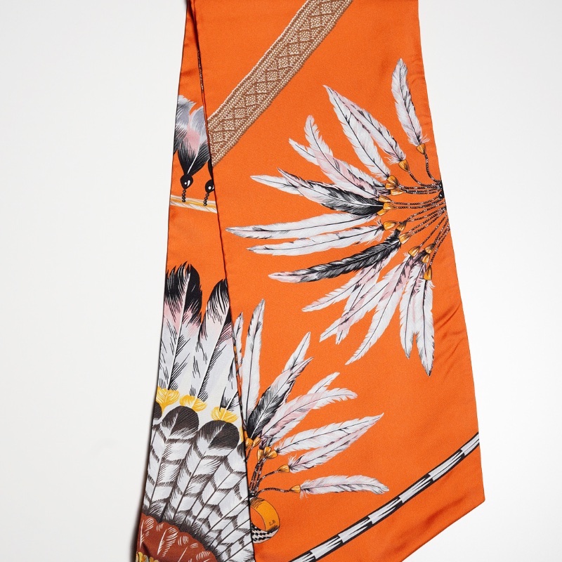 HERMES 絲質 Max Twilly絲巾-0