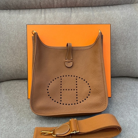 愛馬仕evelyne29 金棕金