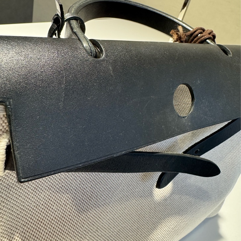 Hermes Herbag 31 肩背包 （黑白兩色替換袋）-4