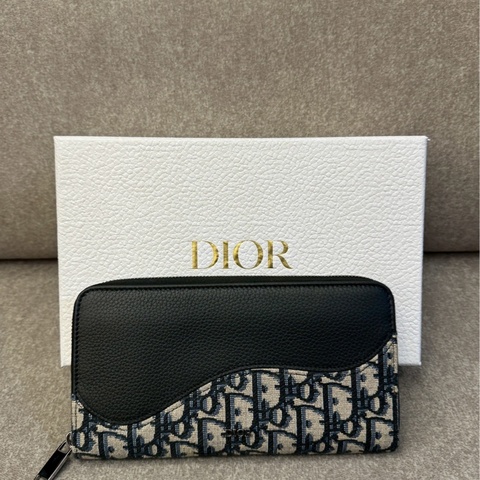 DIOR 新款馬鞍長夾