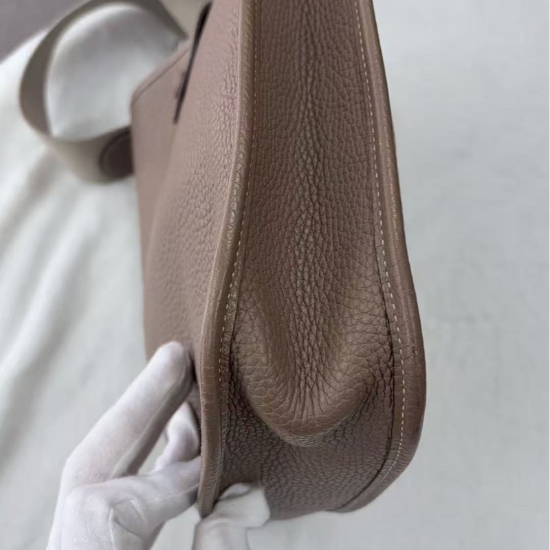 Hermes Evelyne 29 大象灰銀扣-7