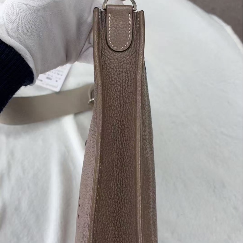 Hermes Evelyne 29 大象灰銀扣-9