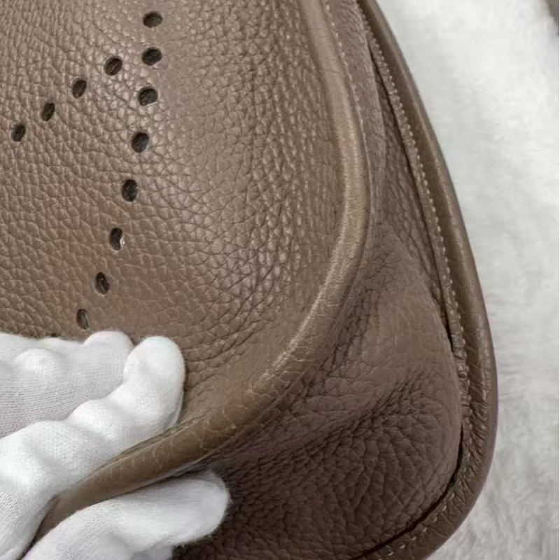 Hermes Evelyne 29 大象灰銀扣-15