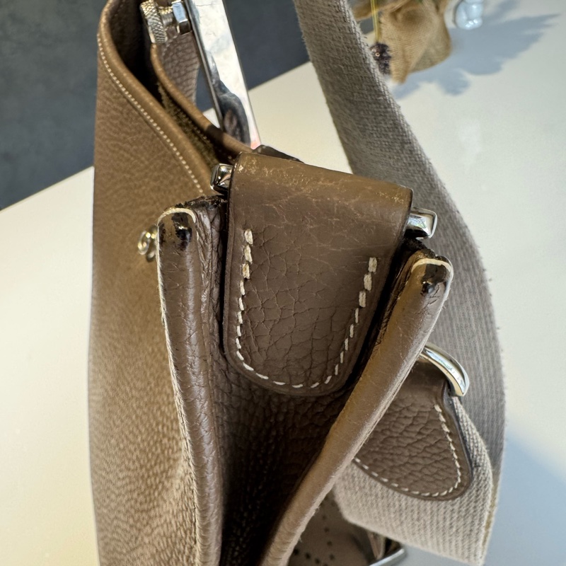 Hermes Evelyne 29 大象灰銀扣-7