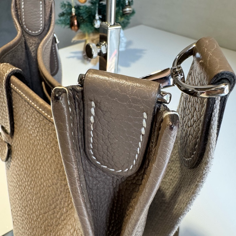 Hermes Evelyne 29 大象灰銀扣-8