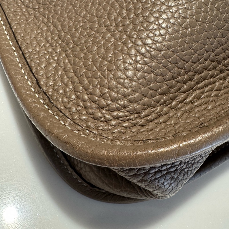 Hermes Evelyne 29 大象灰銀扣-9