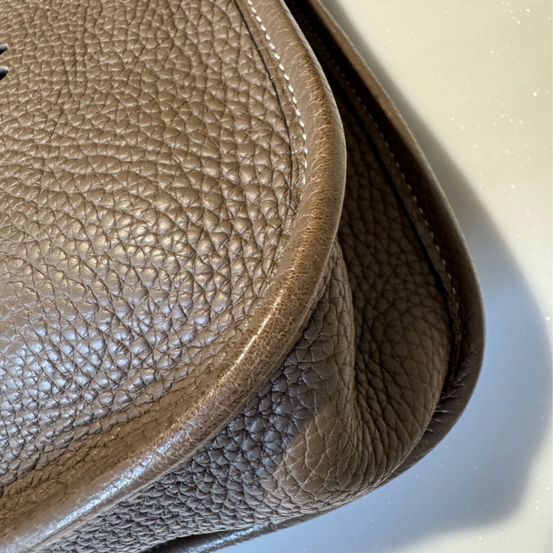 Hermes Evelyne 29 大象灰銀扣-10