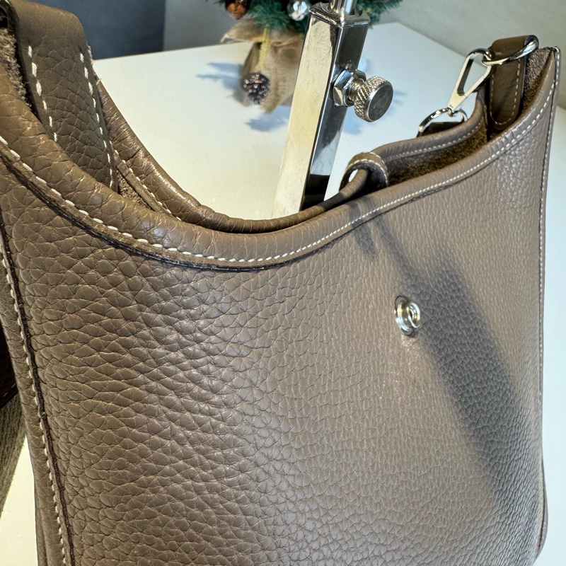Hermes Evelyne 29 大象灰銀扣-13