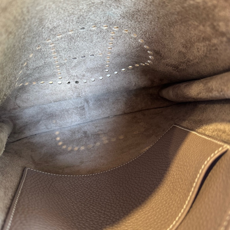 Hermes Evelyne 29 大象灰銀扣-16