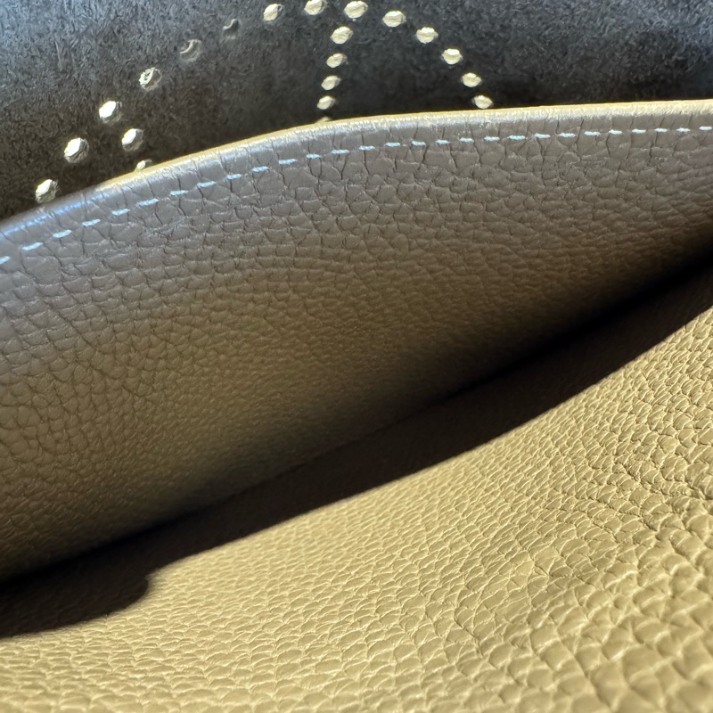 Hermes Evelyne 29 大象灰銀扣-17