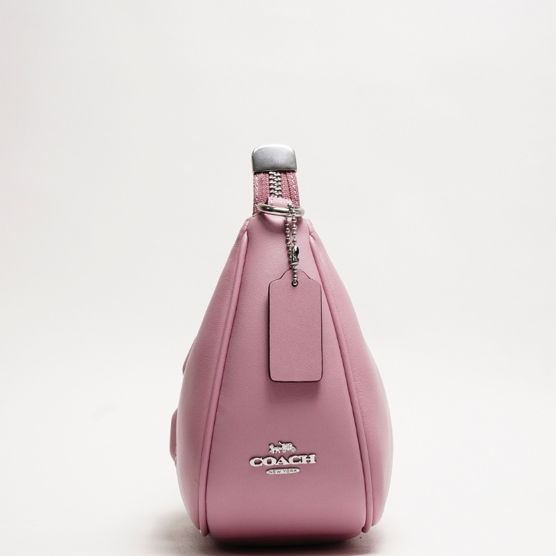 Coach雲朵麻將包/斜背包 附背帶（粉紫色）-2