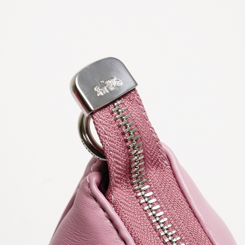 Coach雲朵麻將包/斜背包 附背帶（粉紫色）-7