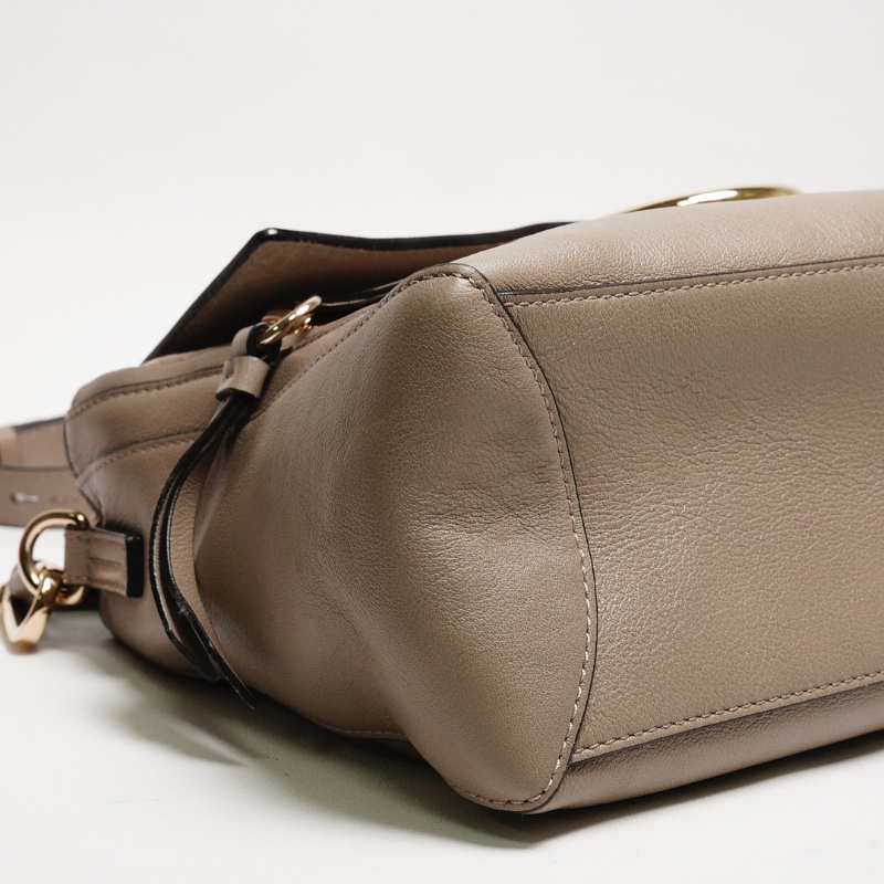 CHLOE Faye系列 手提斜背兩用包(大象灰)-5