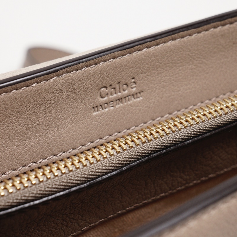 CHLOE Faye系列 手提斜背兩用包(大象灰)-9