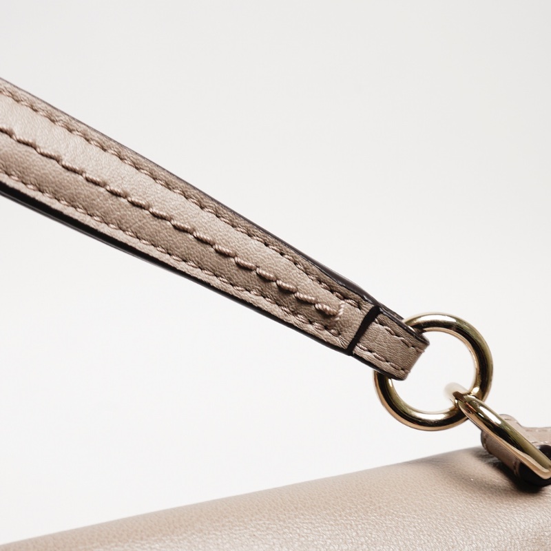 CHLOE Faye系列 手提斜背兩用包(大象灰)-13