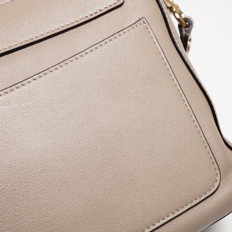 CHLOE Faye系列 手提斜背兩用包(大象灰)-15