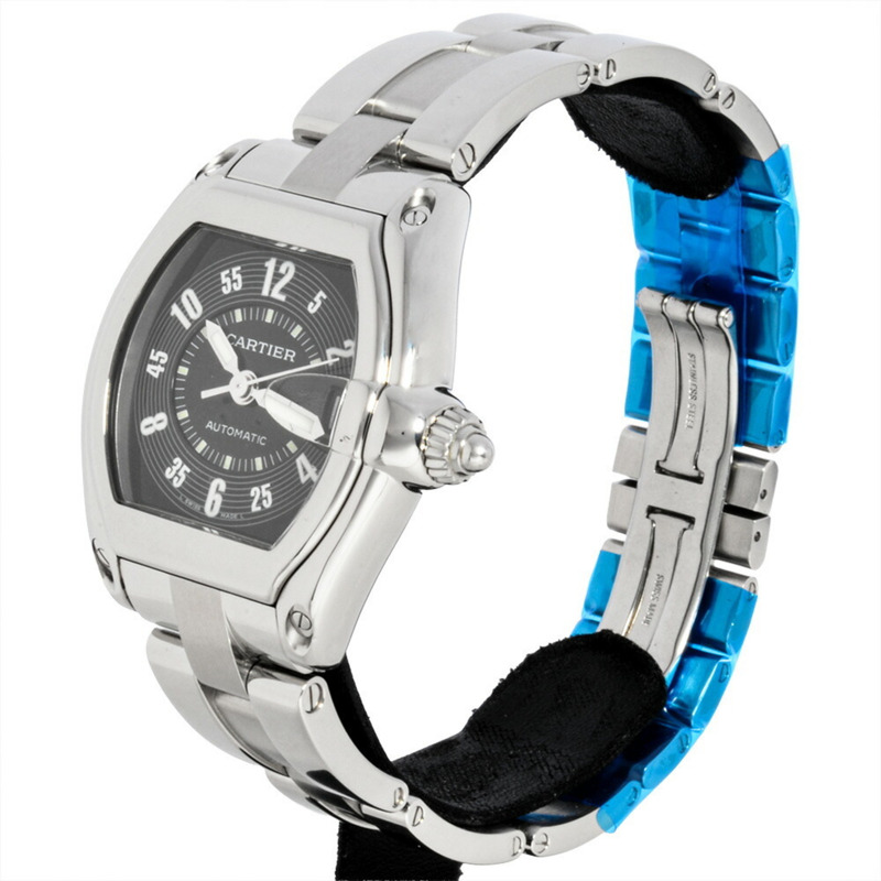 卡地亞 Roadster LM W62004V3 自動腕錶，黑色錶盤，男款-2