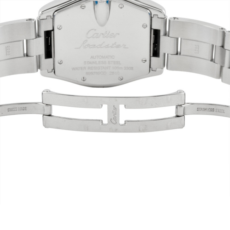 卡地亞 Roadster LM W62004V3 自動腕錶，黑色錶盤，男款-5