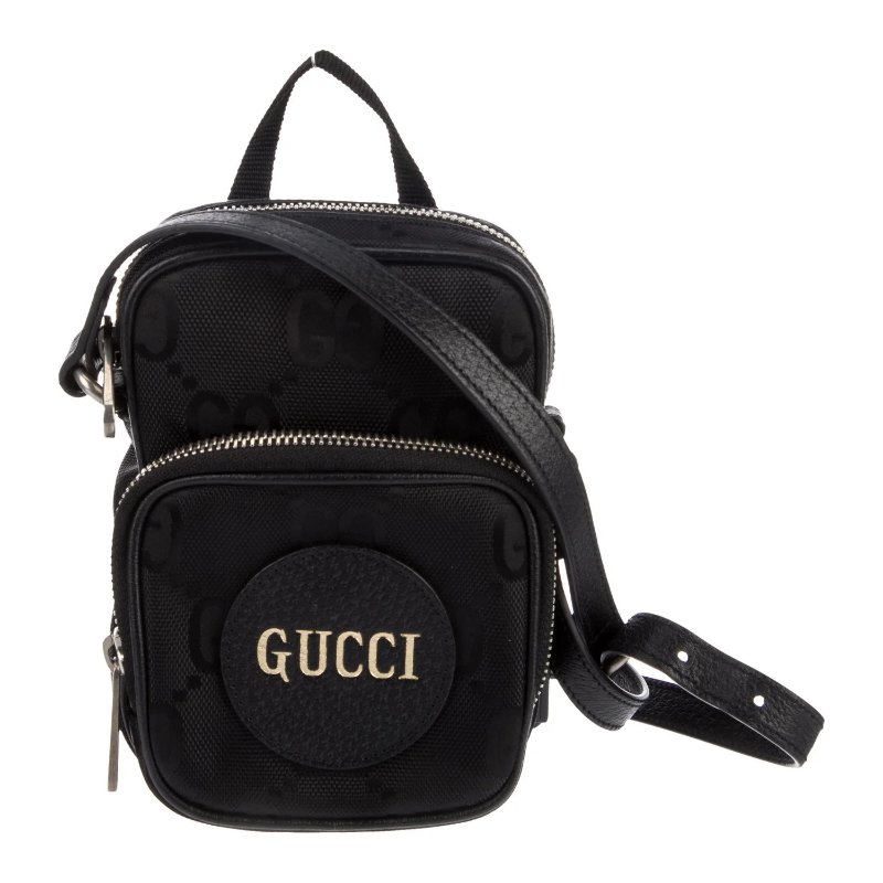 Gucci 古馳 老花尼龍小號雙G側背包-0