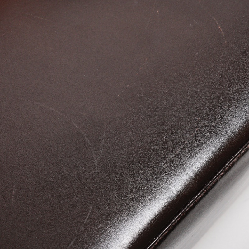 GUCCI 中古款 皮革手提公事包(深咖)-15