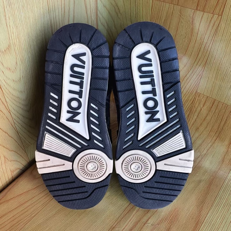 Louis vuitton路易威登 lv trainer 黑白老花牛仔35.5碼-5