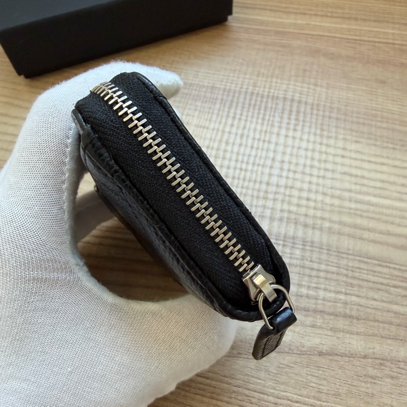 ®️✨近全新 CHANEL 黑銀短夾 荔枝牛皮-5