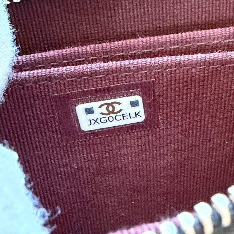 ®️✨近全新 CHANEL 黑銀短夾 荔枝牛皮-16