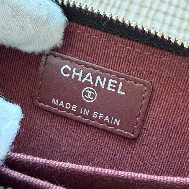 ®️✨近全新 CHANEL 黑銀短夾 荔枝牛皮-17