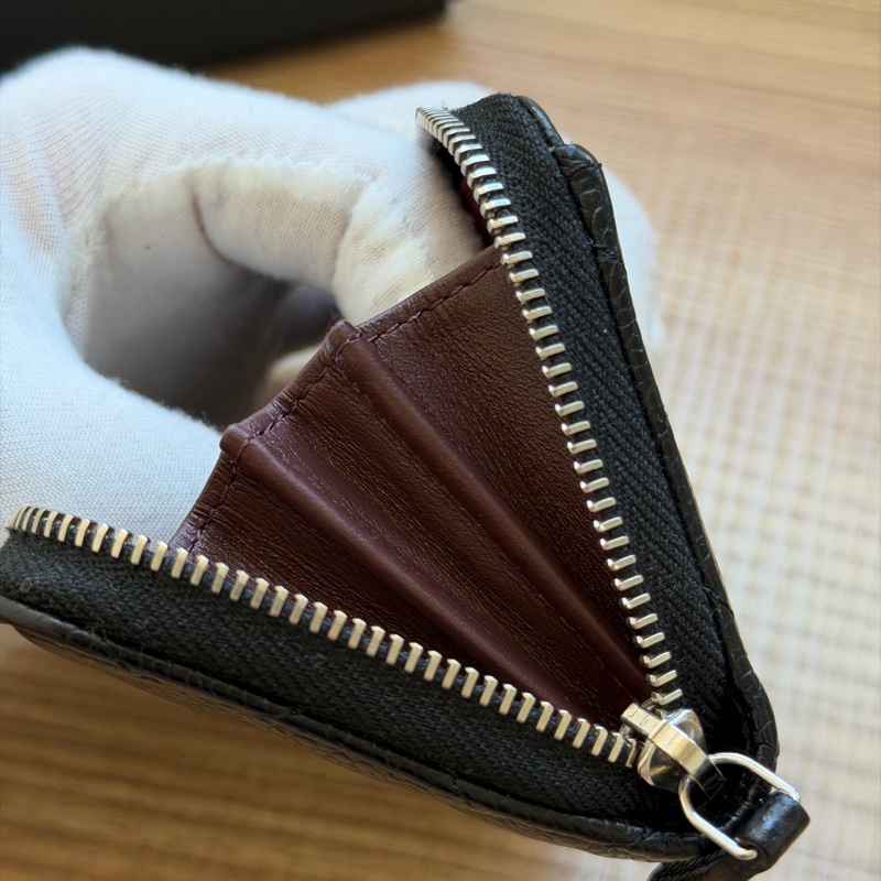 ®️✨近全新 CHANEL 黑銀短夾 荔枝牛皮-18