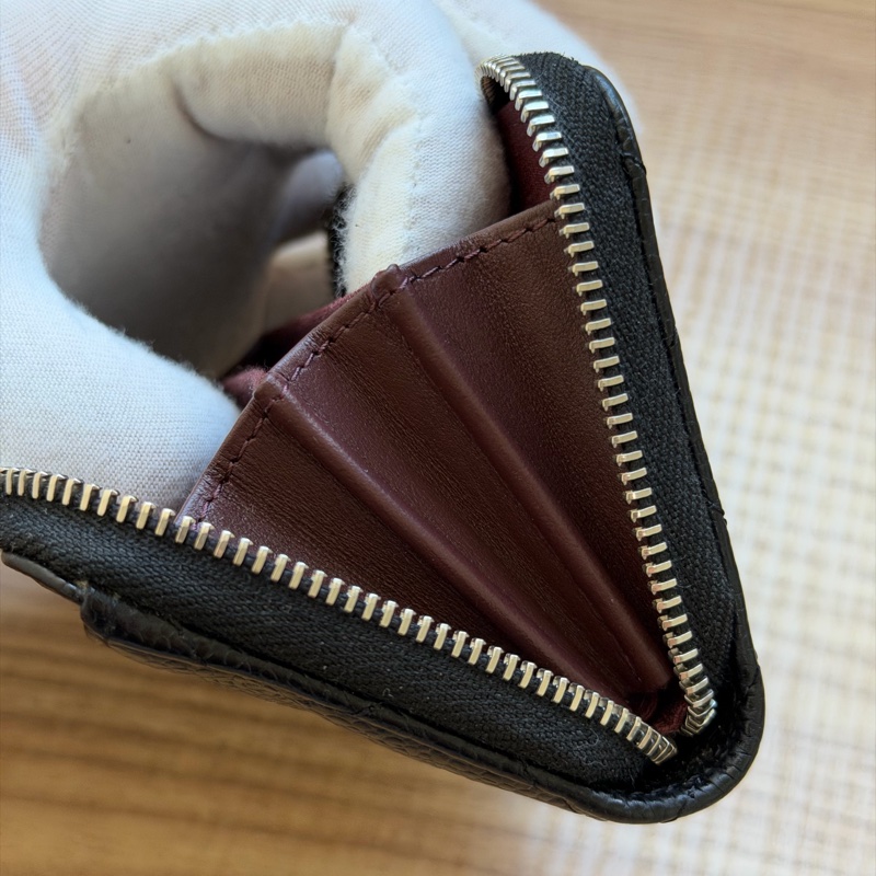 ®️✨近全新 CHANEL 黑銀短夾 荔枝牛皮-19