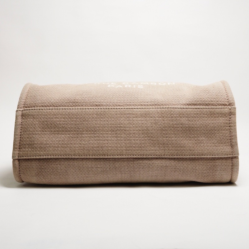 Chanel 帆布托特包/海灘包(奶茶色)-4