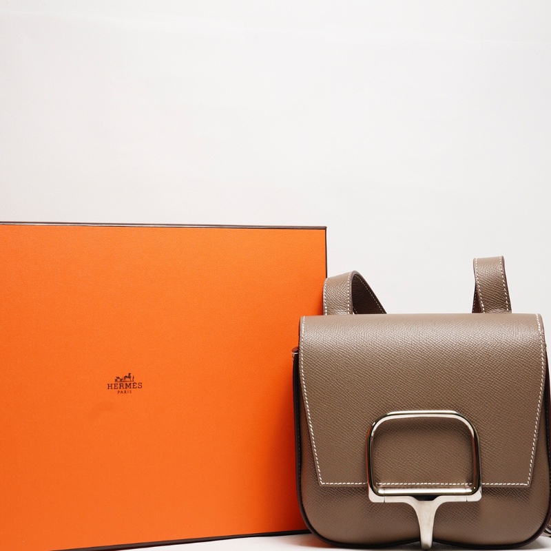 Hermes Della mini 屁股包 z刻(大象灰)-11