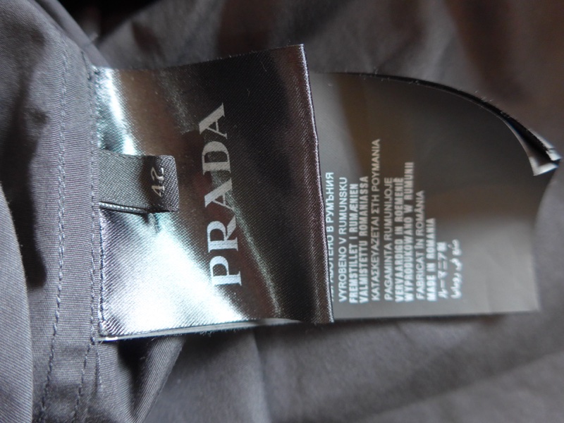 PRADA黑色個性襯衫-5