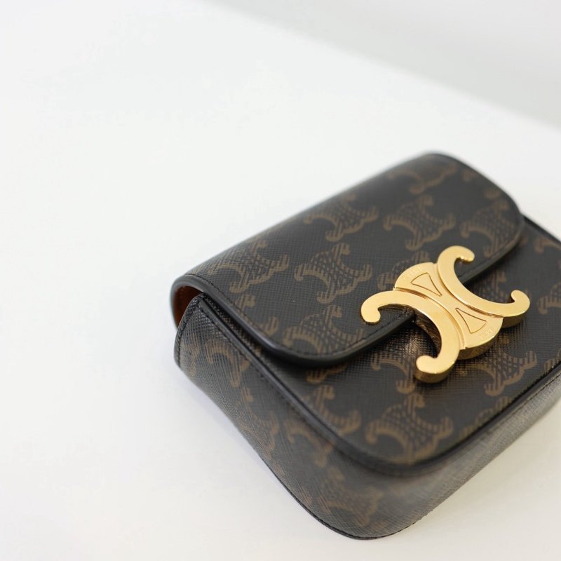 二手celine mini 凱旋門小包-8