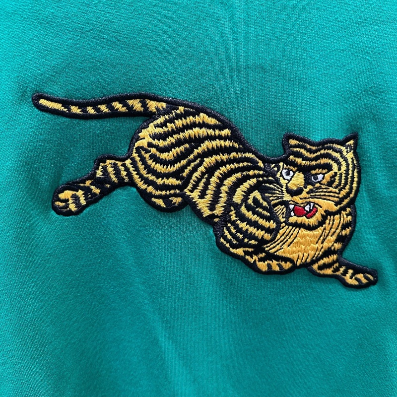 【美收精品】KENZO 綠色老虎長袖上衣 4-589-4