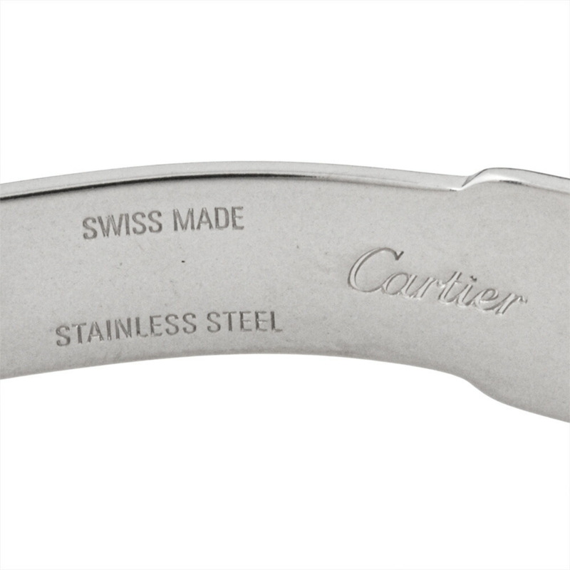 卡地亞 Must 21 Chronoscaph Vantianne 2424 W10125U2 石英腕錶，黑色錶盤，精鋼錶殼，男款-5